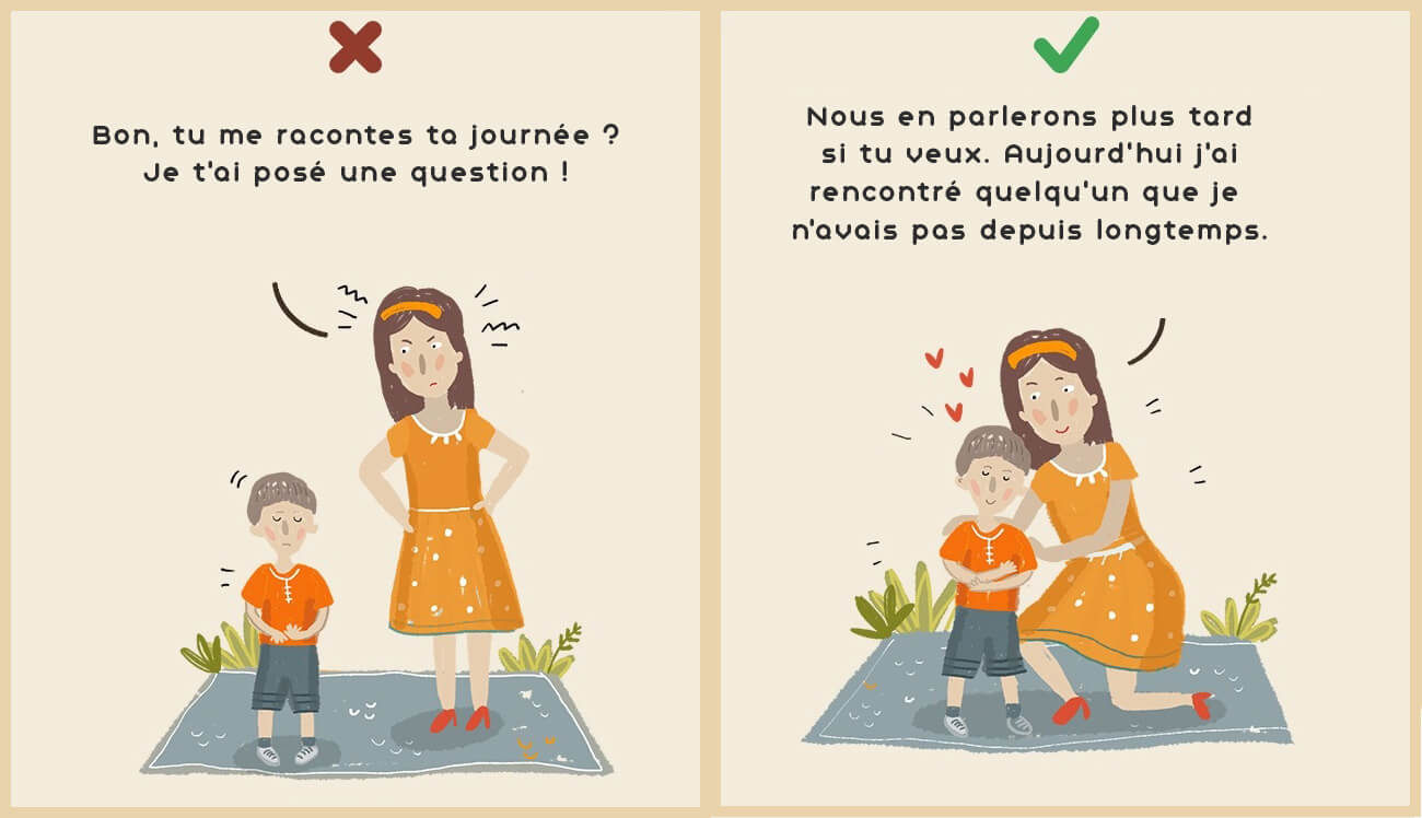 Enfant Raconte sa journée