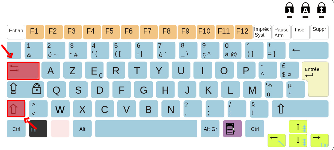 Déplacement vers la cellule de gauche