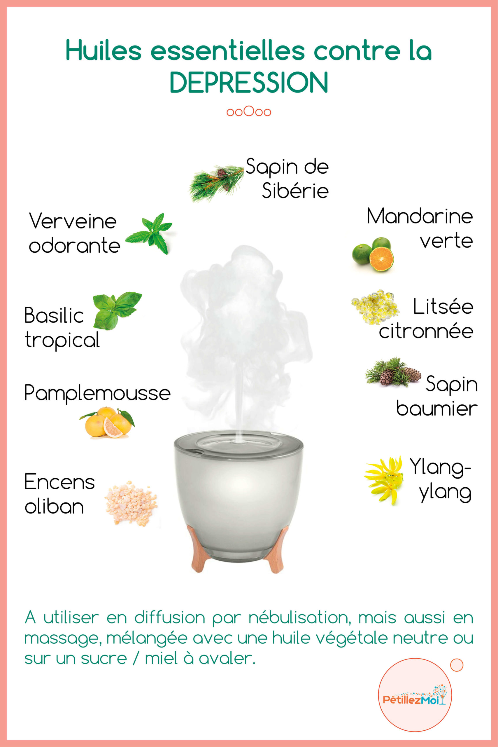 huiles essentielles contre la dépression
