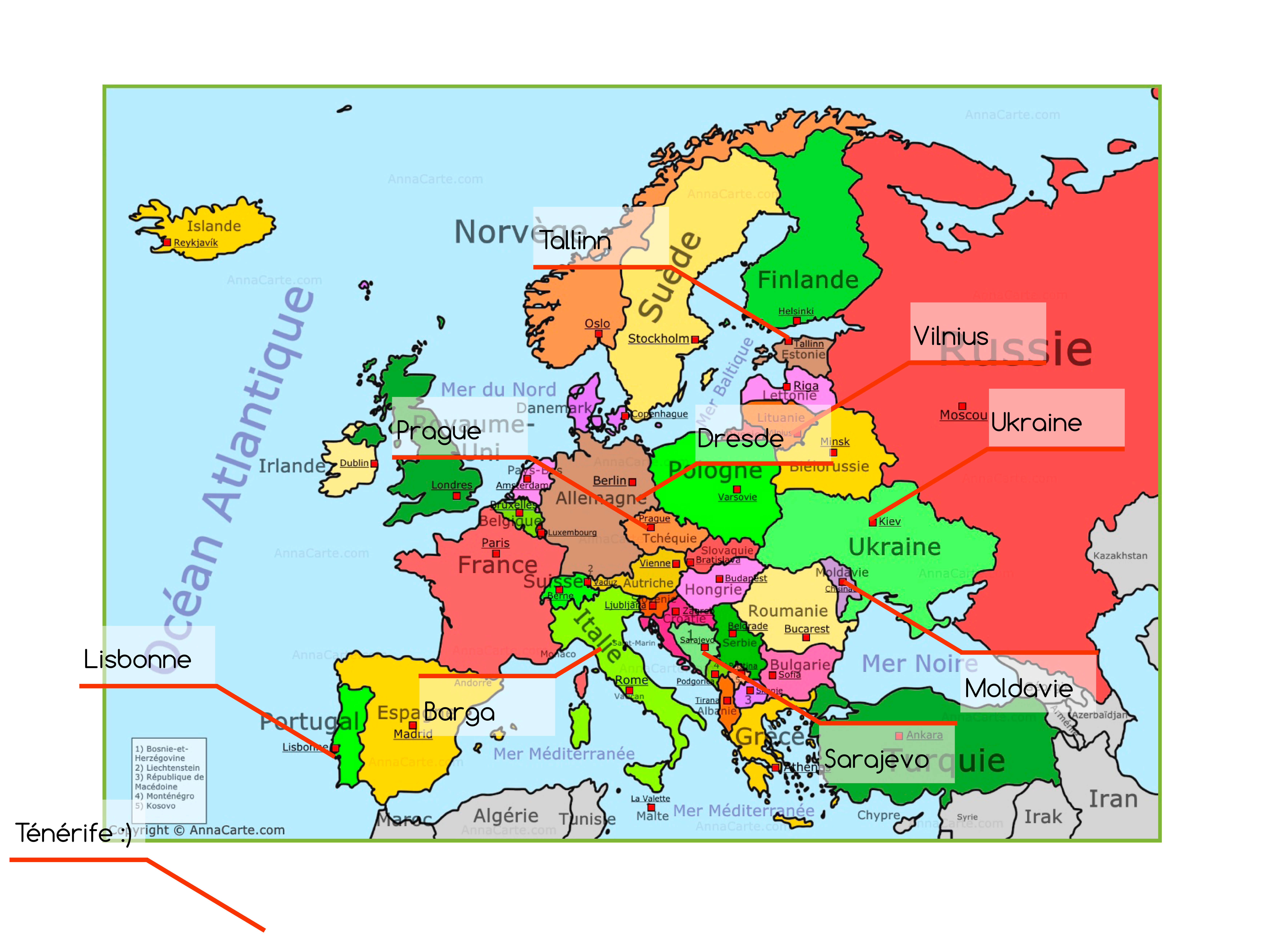 Où partir en Europe