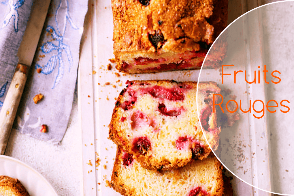 Gâteau au yaourt aux fruits rouges