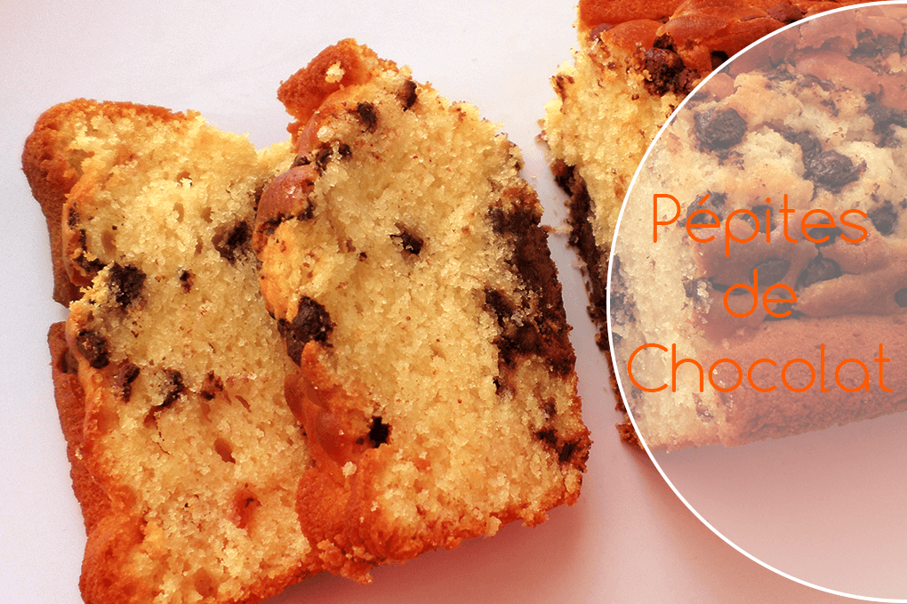 Gâteau au yaourt aux pépites de chocolat