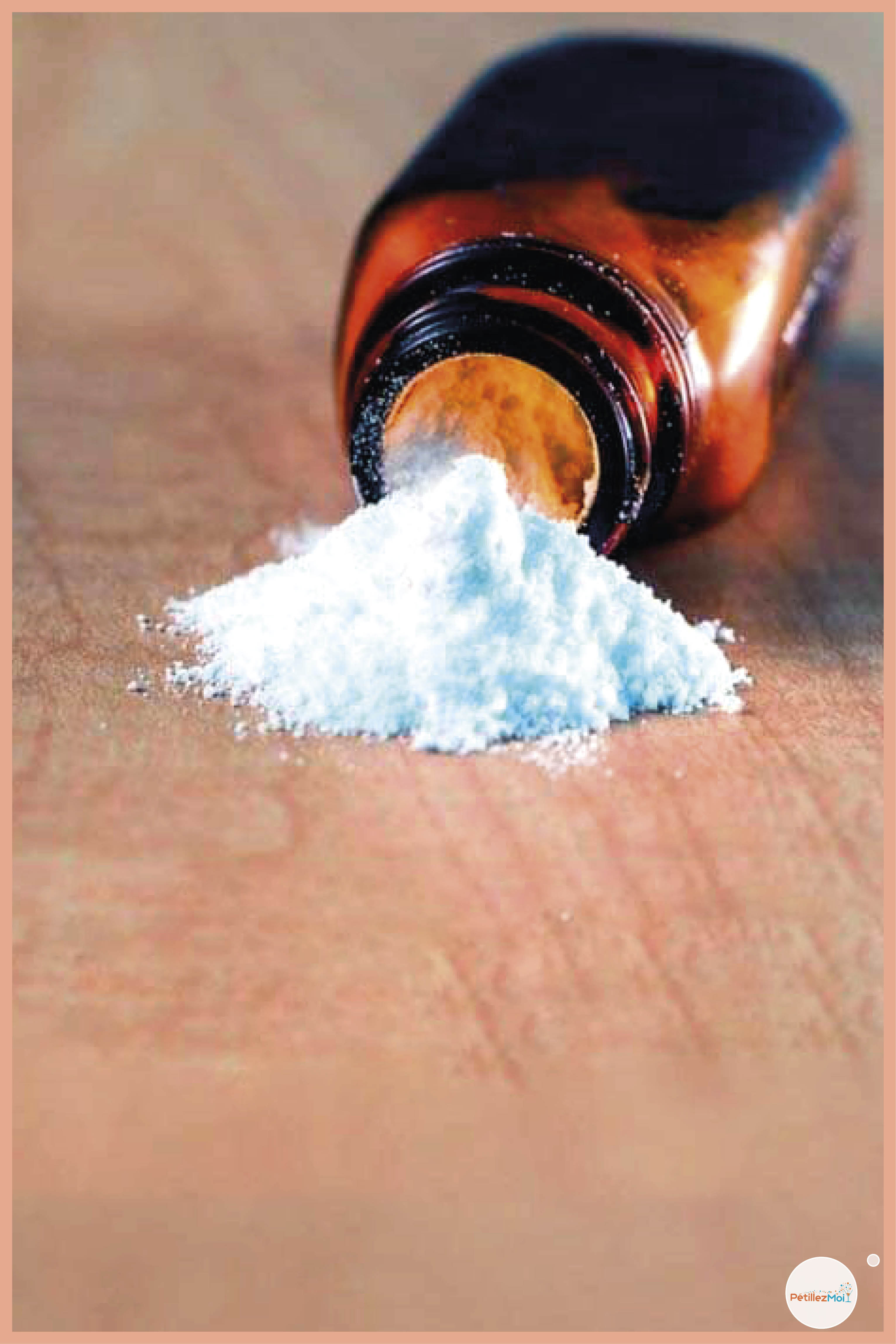 Poudre désodorisante pour pieds