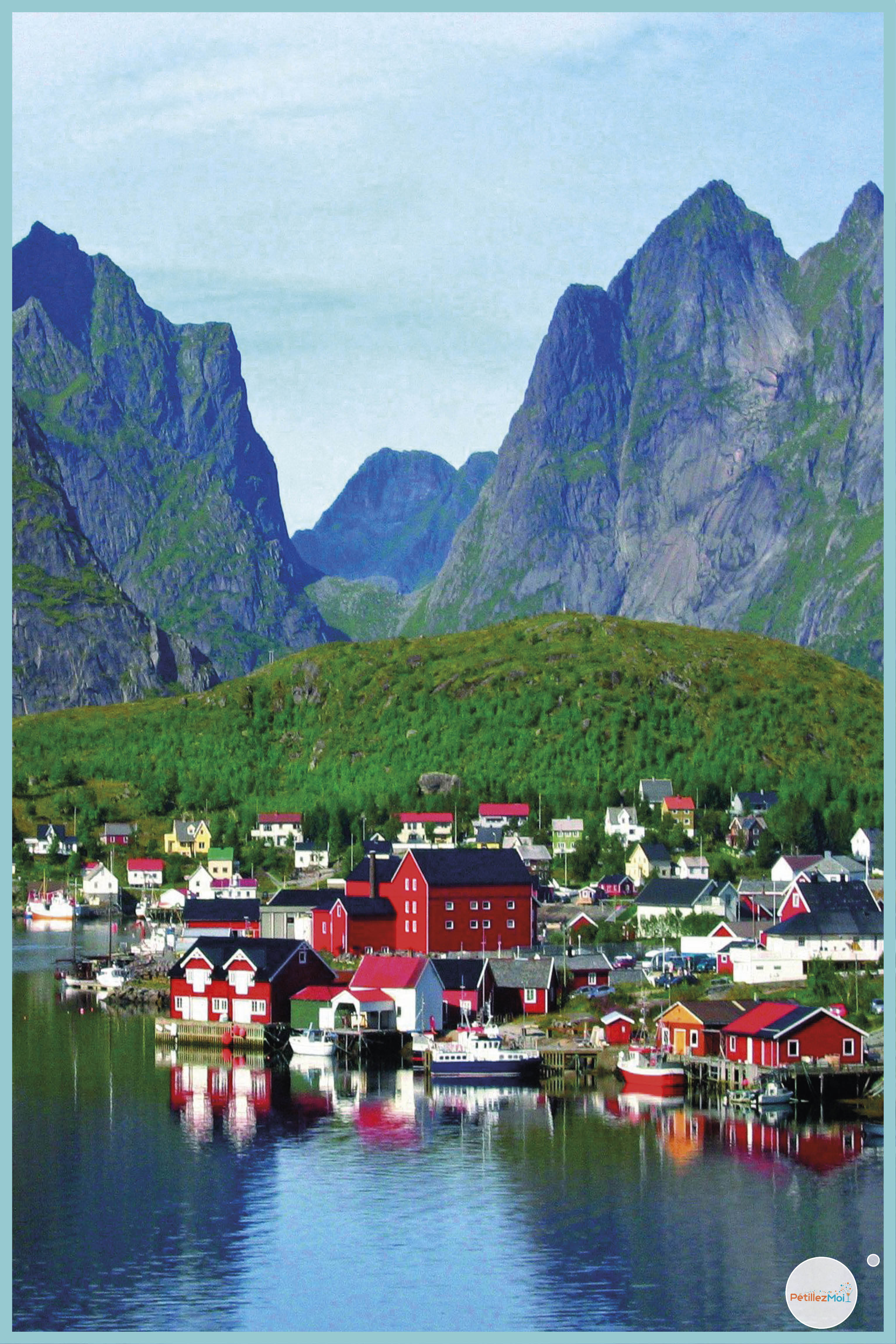 Village de Reine en Norvège