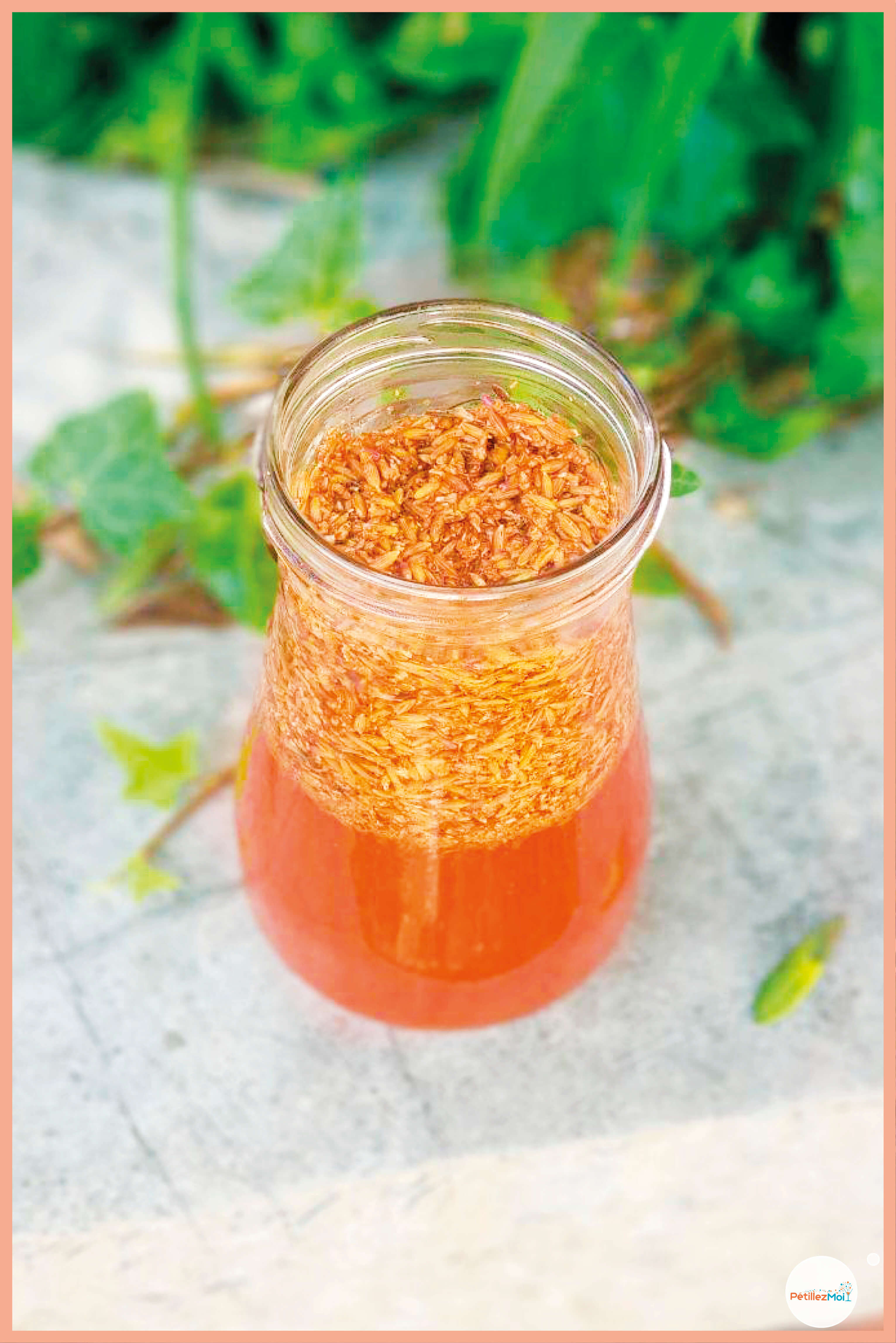 eau de rinçage au vinaigre de cidre