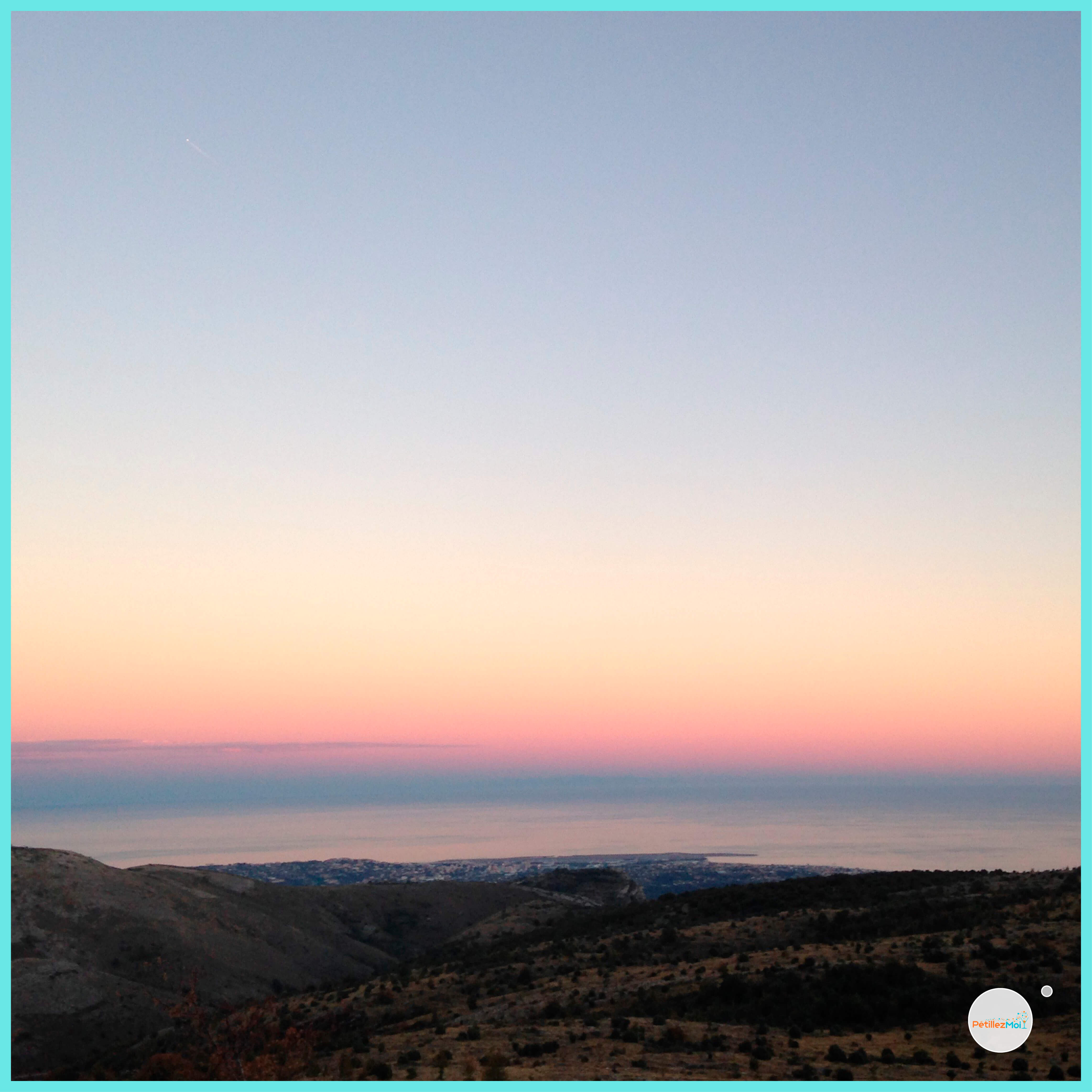 tourrettes coucher du soleil