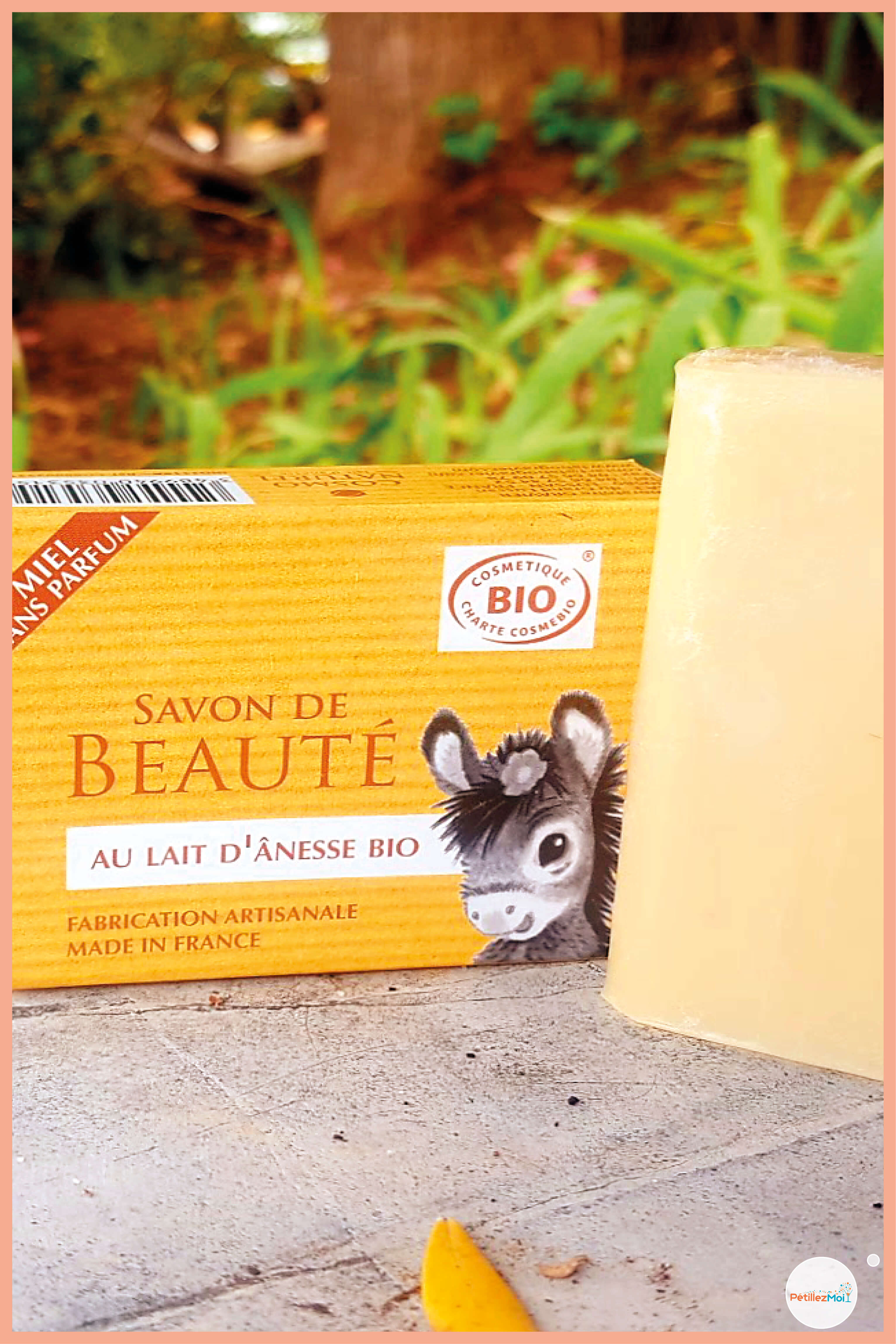 savon au lait d’ânesse et au miel 