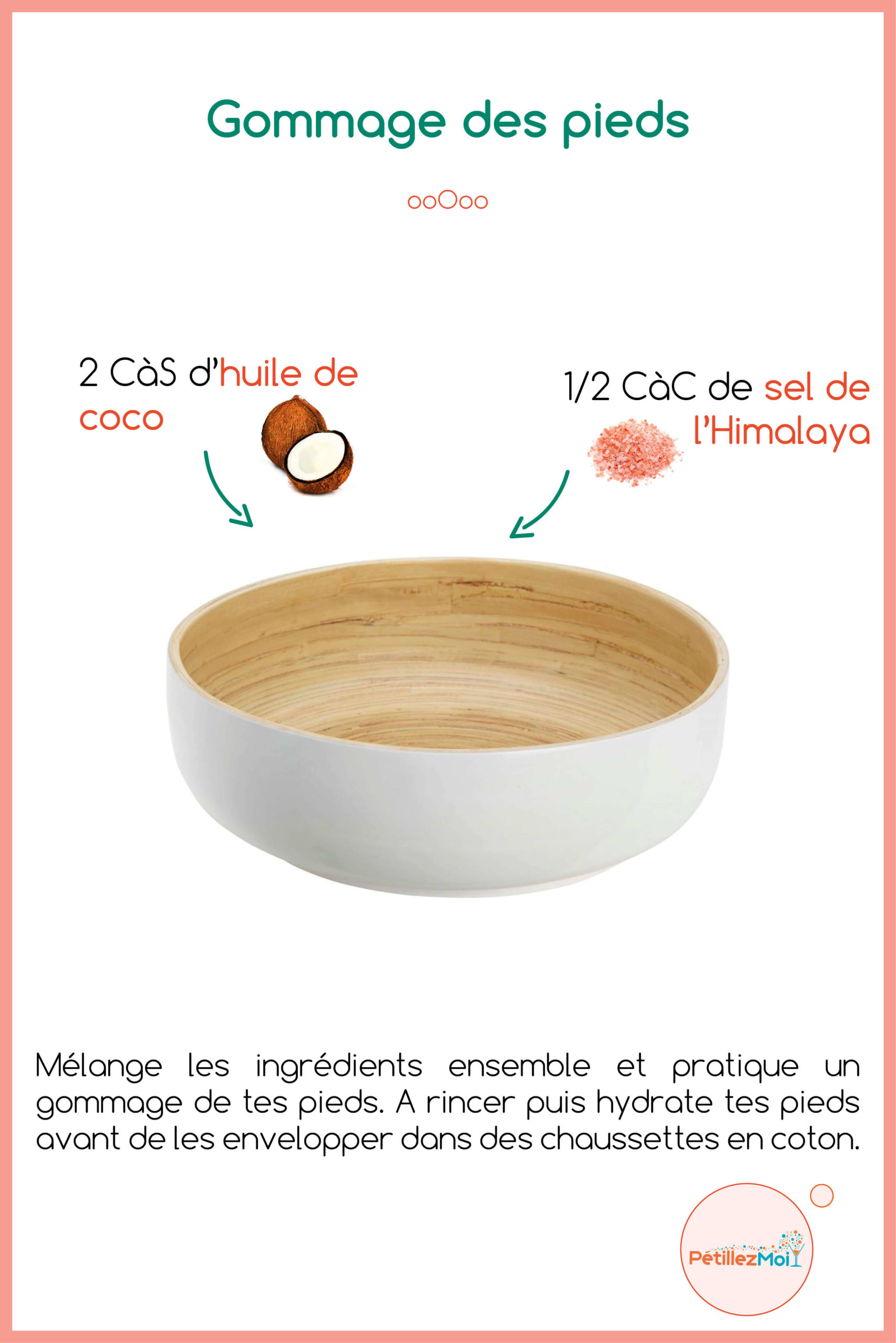 gommage des pieds