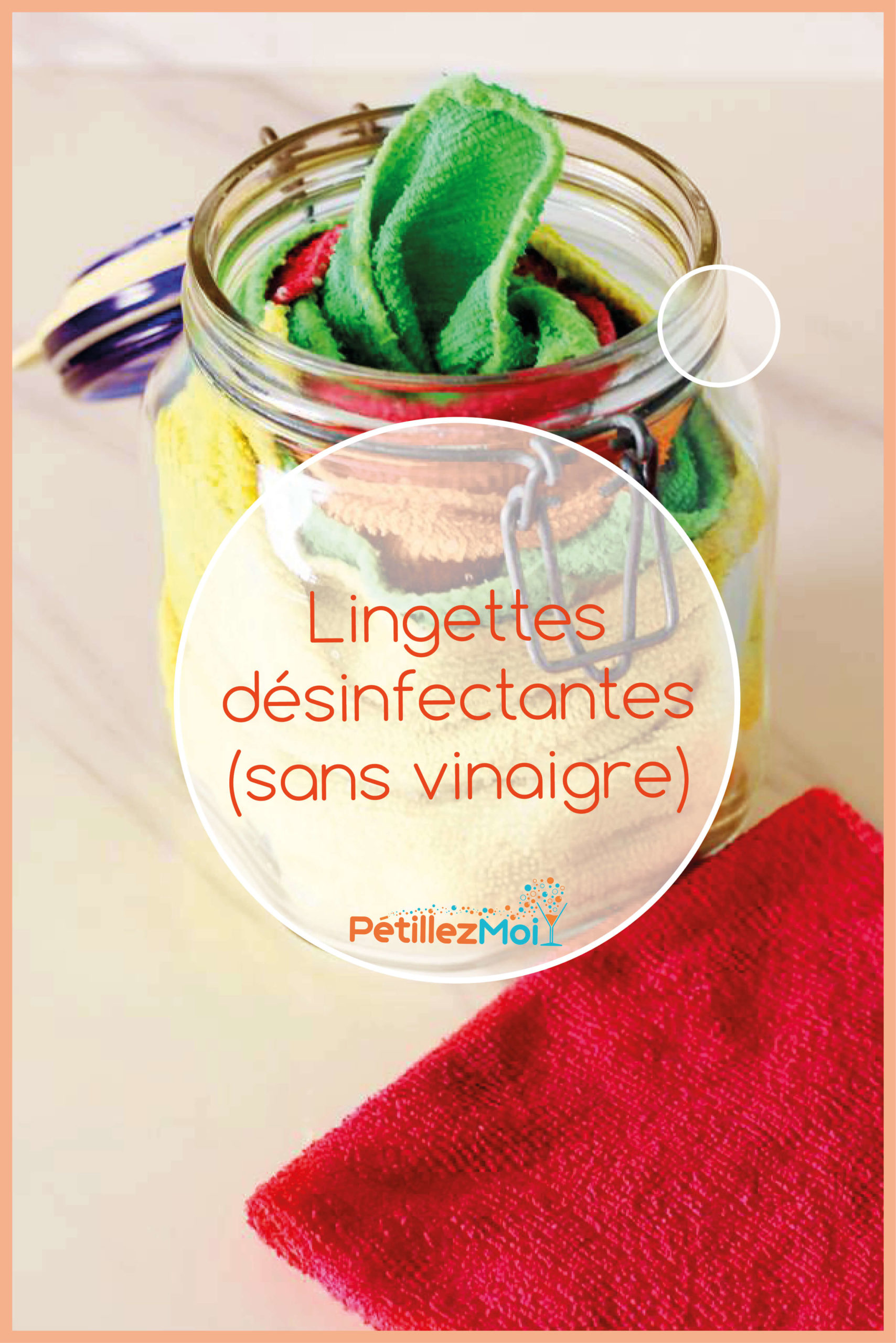 lingettes désinfectantes sans vinaigre